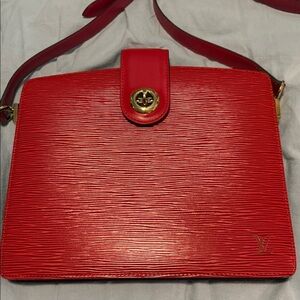 Louis Vuitton Vibrant Red Crossbody Bag